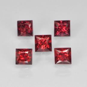 Achetez naturel 0.87ct Rouge sang profond Spinelle gems, Carré, En provenance Myanmar chez GemSelect. En stock, livraison internationale!