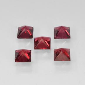 Achetez naturel 0.87ct Rouge sang profond Spinelle gems, Carré, En provenance Myanmar chez GemSelect. En stock, livraison internationale!