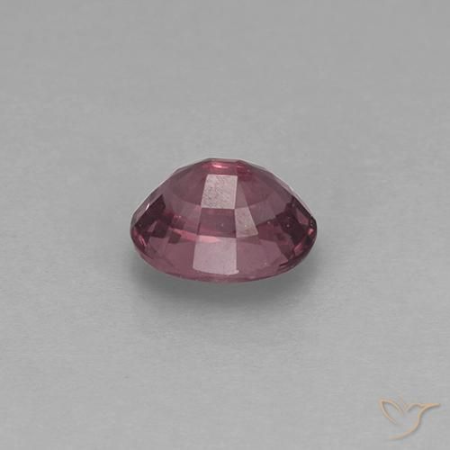 Spinelle Violet rougeâtre naturelle ovale, 1.55 ct, VS