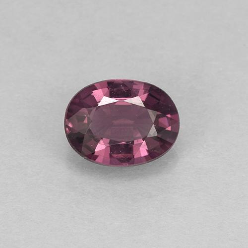 Spinelle pourpre naturelle coupe ovale, 1,03 ct, VVS