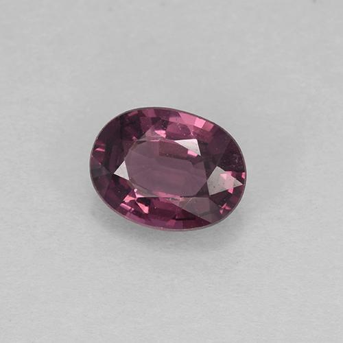 Spinelle pourpre naturelle coupe ovale, 1,03 ct, VVS