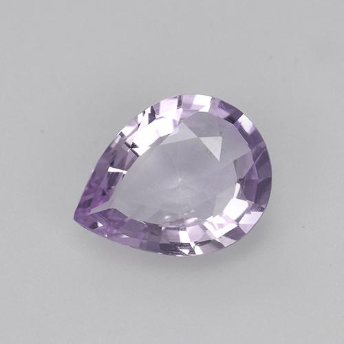 Spinelle violet naturelle en forme de poire, 1,16 ct, VS