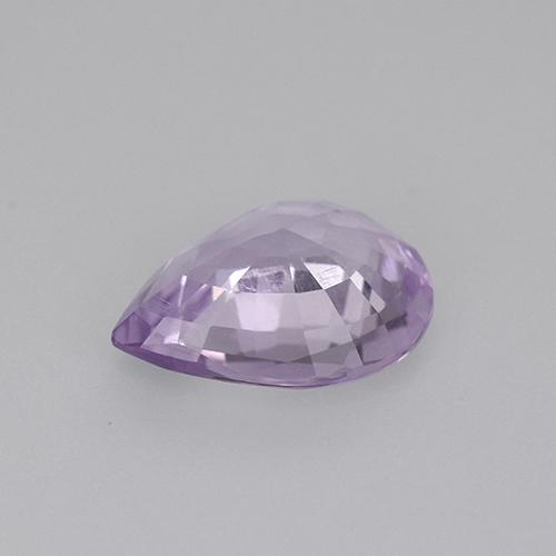 Spinelle violet naturelle en forme de poire, 1,16 ct, VS