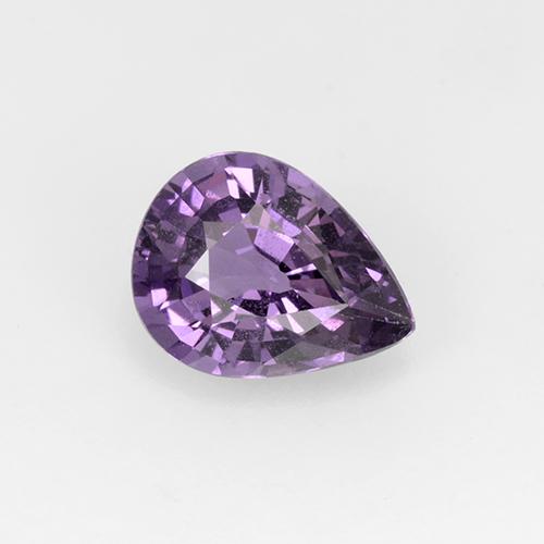 Spinelle Violet foncé naturelle En forme de poire, 1.01 ct, VS