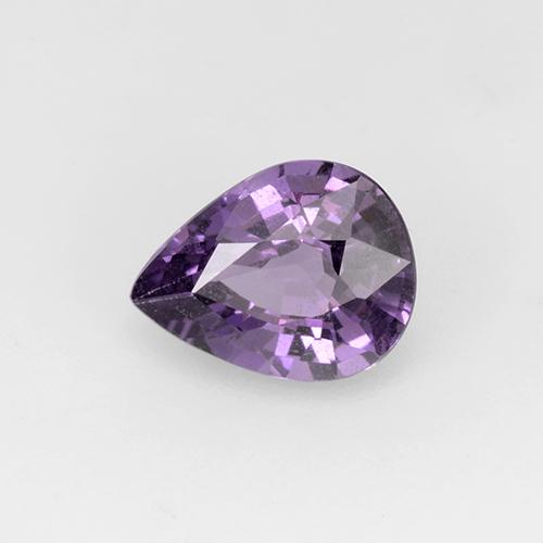 Spinelle Violet foncé naturelle En forme de poire, 1.01 ct, VS