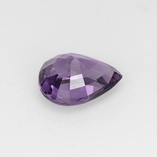 Spinelle Violet foncé naturelle En forme de poire, 1.01 ct, VS
