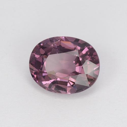 Spinelle pourpre naturelle coupe ovale, 1,21 ct, VVS-VS