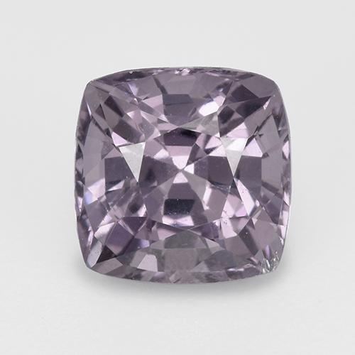 Spinelle gris naturelle coupe coussin, 1,36 ct, VVS-VS