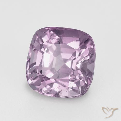 Spinelle Pourpre raisin léger naturelle Coussin, 1.10 ct, VVS-VS