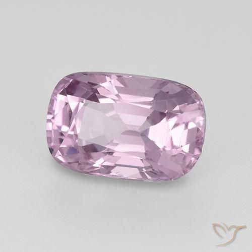 Spinelle Pourpre rosâtre très clair naturelle Coussin, 1.33 ct, VVS-VS