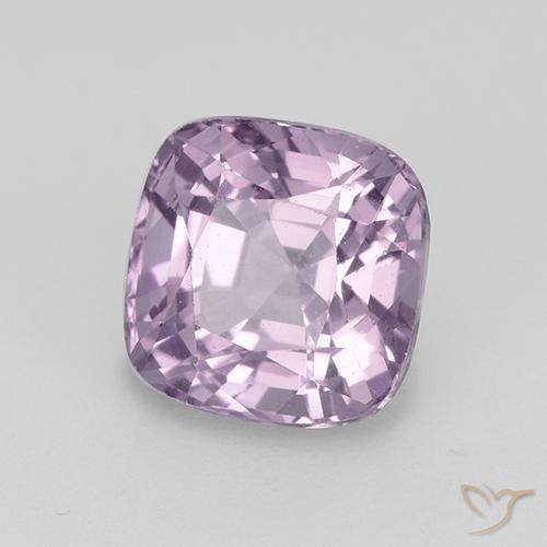 Spinelle Violet clair naturelle Coussin, 1.18 ct, VVS-VS