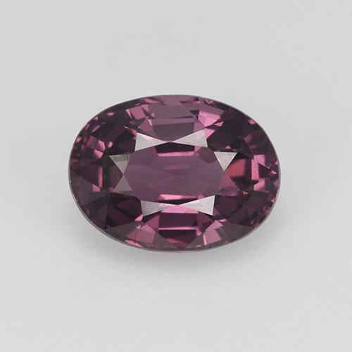 Spinelle pourpre naturelle coupe ovale, 1,20 ct, VVS