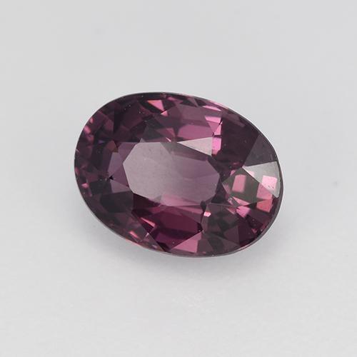 Spinelle pourpre naturelle coupe ovale, 1,20 ct, VVS