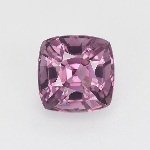 Spinelle pourpre naturelle coupe coussin, 1,10 ct, VVS