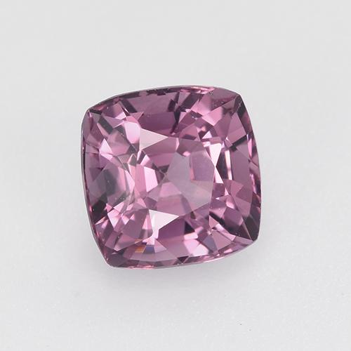 Spinelle pourpre naturelle coupe coussin, 1,10 ct, VVS