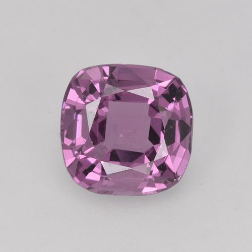 Spinelle pourpre naturelle coupe coussin, 1,03 ct, VS