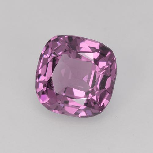 Spinelle pourpre naturelle coupe coussin, 1,03 ct, VS