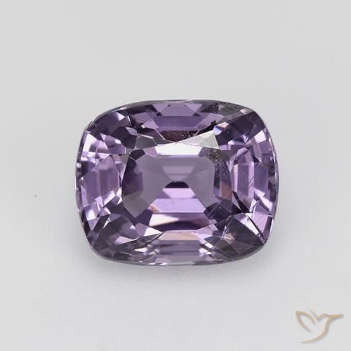 1.29ct Naturel Violet foncé Spinelle, Coussin, VVS-VS