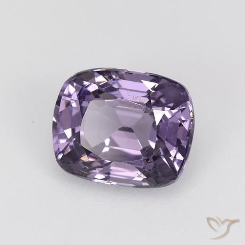 Spinelle Violet foncé naturelle Coussin, 1.29 ct, VVS-VS