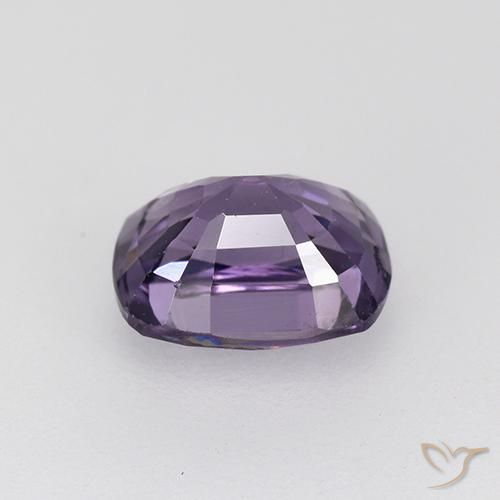 Spinelle Violet foncé naturelle Coussin, 1.29 ct, VVS-VS
