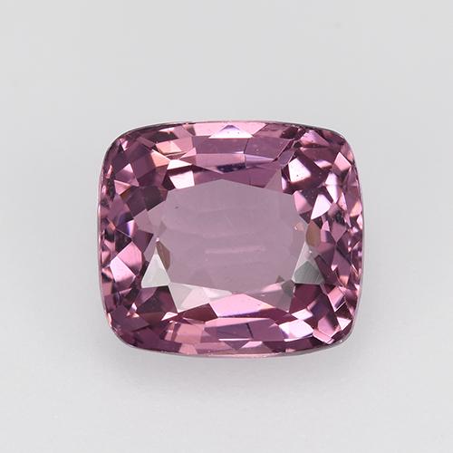 Spinelle rose naturelle coupe coussin, 1,61 ct, VVS-VS