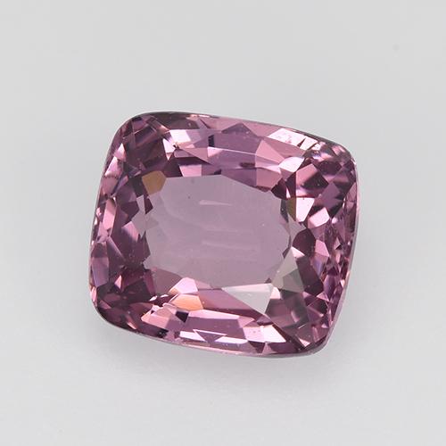 Spinelle rose naturelle coupe coussin, 1,61 ct, VVS-VS