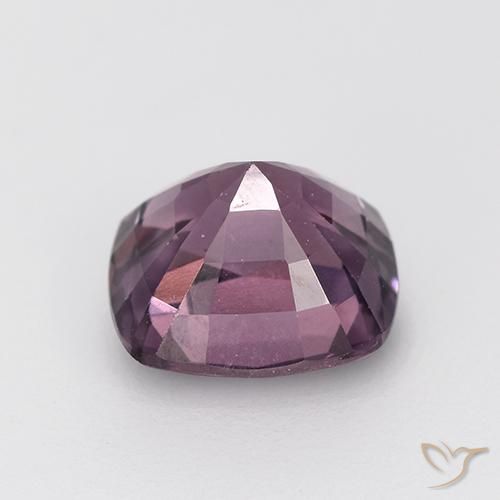 Spinelle Pourpre prune naturelle Coussin, 1.55 ct, VVS-VS