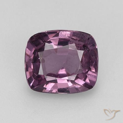 Spinelle Violet clair naturelle Coussin, 1.04 ct, VS