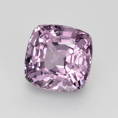 Spinelle pourpre naturelle coupe coussin, 1,59 ct, VVS