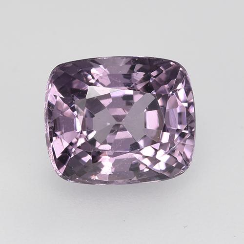 Spinelle Vin pourpre léger naturelle Coupe coussin, 1.78 ct, VVS-VS