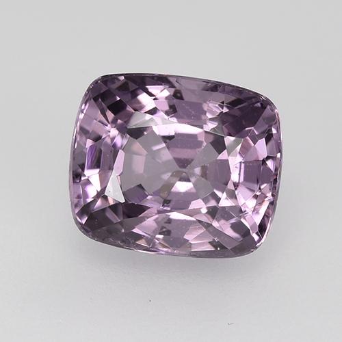 Spinelle Vin pourpre léger naturelle Coupe coussin, 1.78 ct, VVS-VS