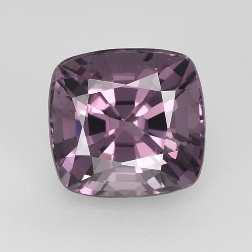 Spinelle Ton mauve profond naturelle Coupe coussin, 1.74 ct, VVS-VS