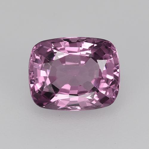 Spinelle Mauve profond naturelle Coupe coussin, 1.48 ct, VVS-VS
