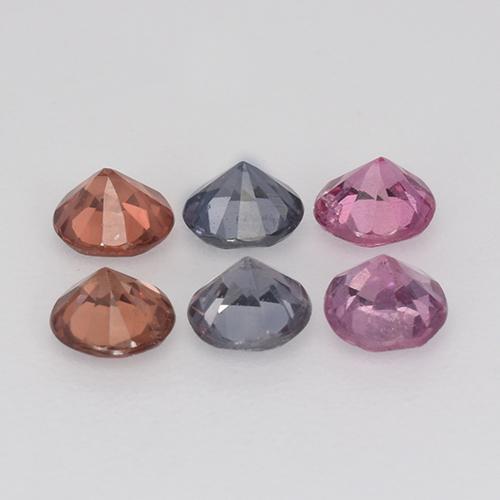 Achetez naturel 1,01ct multicolore spinelle gems, coupe roude, en provenance tanzanie chez gemselect. en stock, livraison internationale!