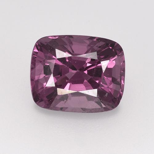 Spinelle Violet foncé naturelle Coupe coussin, 1.61 ct, VS