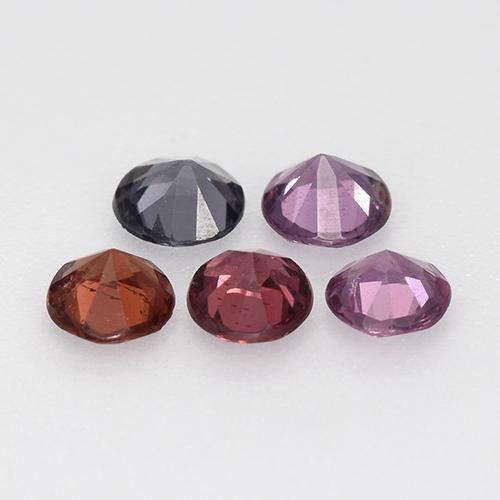 Achetez naturel 0.81ct Multicolore Spinelle gems, Coupe roude, En provenance Tanzanie chez GemSelect. En stock, livraison internationale!