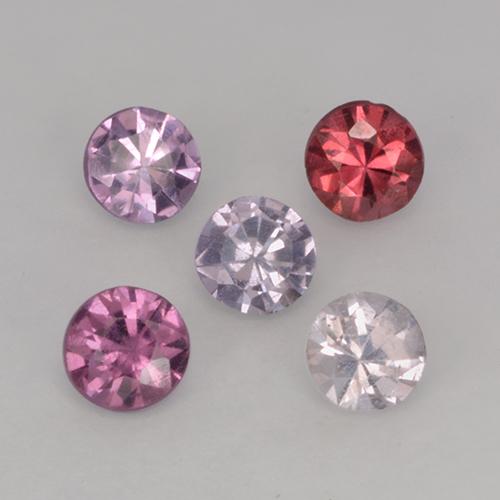 Achetez naturel 0.95ct Multicolore Spinelle gems, Coupe roude, En provenance Tanzanie chez GemSelect. En stock, livraison internationale!
