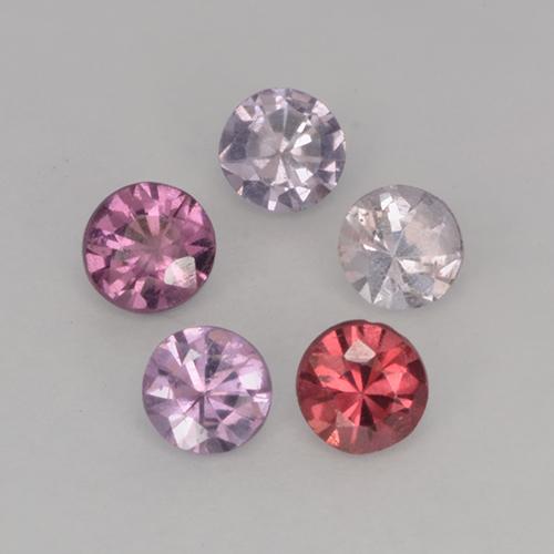 Achetez naturel 0.95ct Multicolore Spinelle gems, Coupe roude, En provenance Tanzanie chez GemSelect. En stock, livraison internationale!