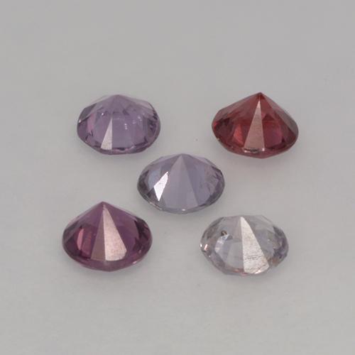 Achetez naturel 0.95ct Multicolore Spinelle gems, Coupe roude, En provenance Tanzanie chez GemSelect. En stock, livraison internationale!