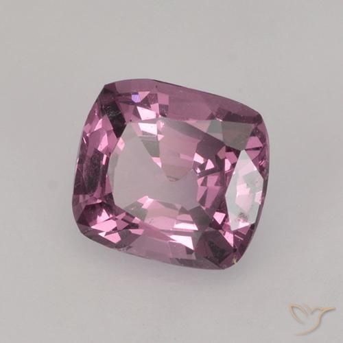 Spinelle Violet clair naturelle Coussin, 0.87 ct, VS