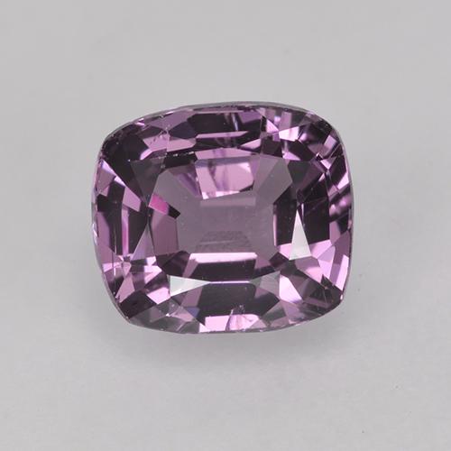Spinelle pourpre naturelle coupe coussin, 1,56 ct, VVS