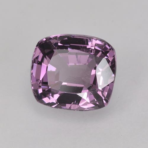 Spinelle pourpre naturelle coupe coussin, 1,56 ct, VVS
