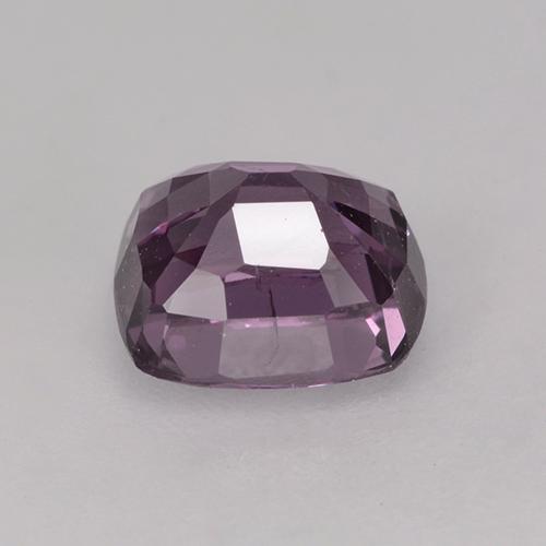 Spinelle pourpre naturelle coupe coussin, 1,56 ct, VVS