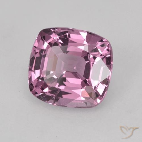 Spinelle Pourpre raisin naturelle Coussin, 1.21 ct, VVS-VS