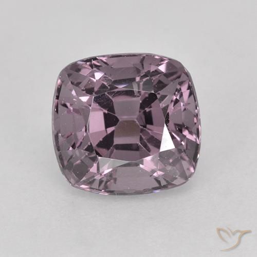 1.56ct Naturel Pourpre gris Spinelle, Coussin, VVS-VS