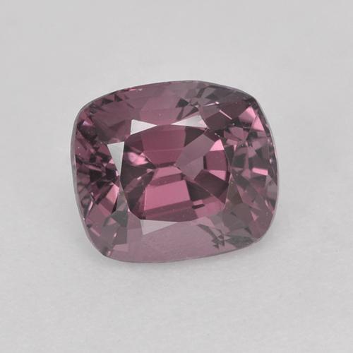 Spinelle pourpre naturelle coupe coussin, 1,13 ct, VVS-VS