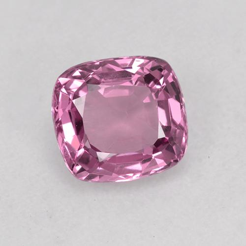 Spinelle Pourpre rougeâtre léger naturelle Coupe coussin, 0.91 ct, VVS-VS