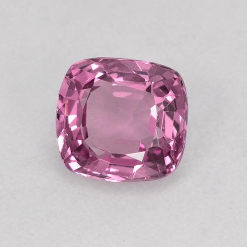 Spinelle Pourpre rougeâtre léger naturelle Coupe coussin, 0.91 ct, VVS-VS