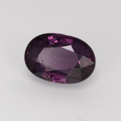 Spinelle Violet foncé naturelle Coupe ovale, 0.79 ct, VS