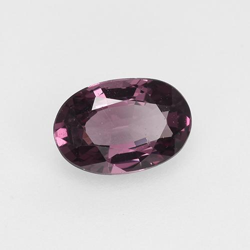 Spinelle Mauve profond naturelle Coupe ovale, 0.56 ct, VVS-VS